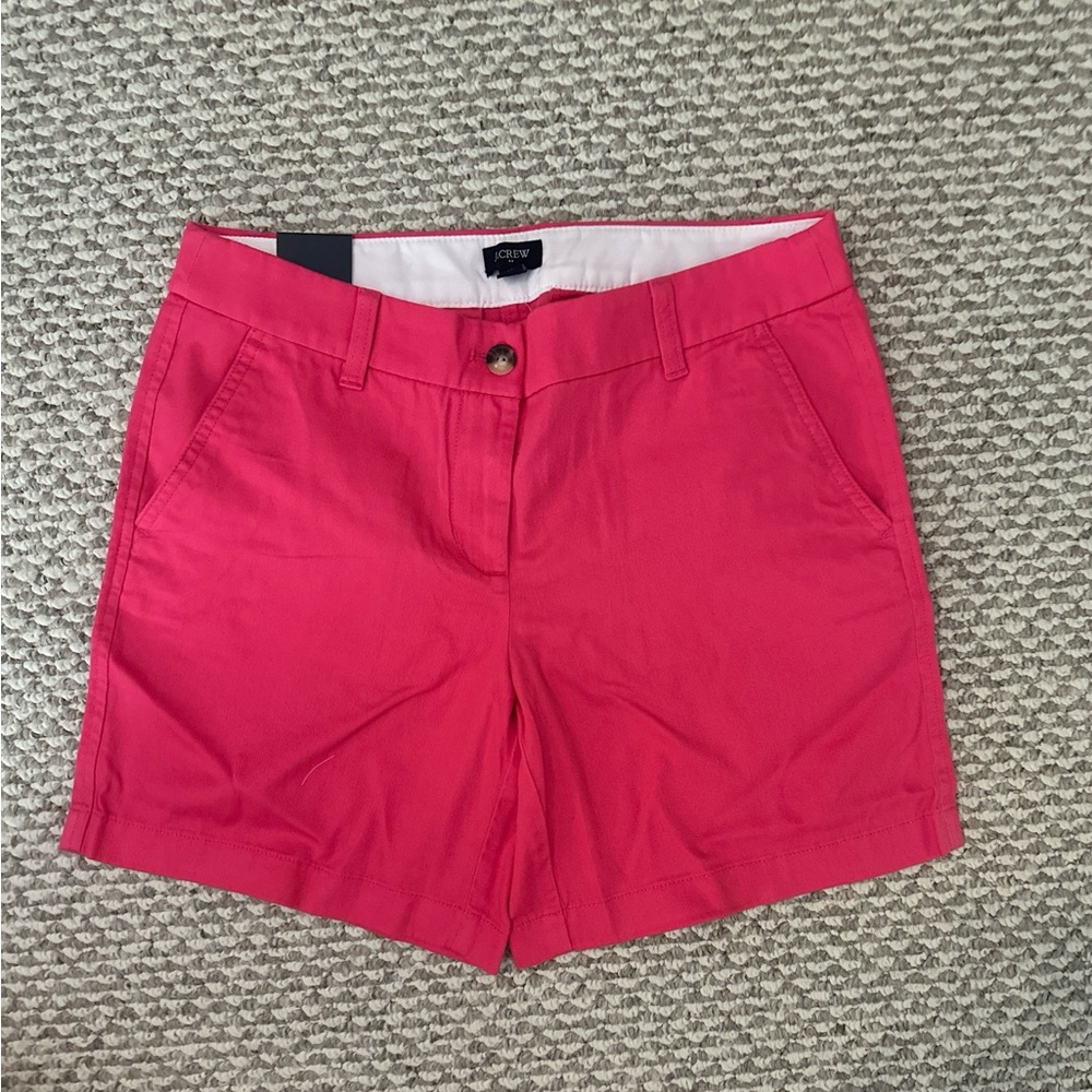J. Crew Bright Pink 7” Short